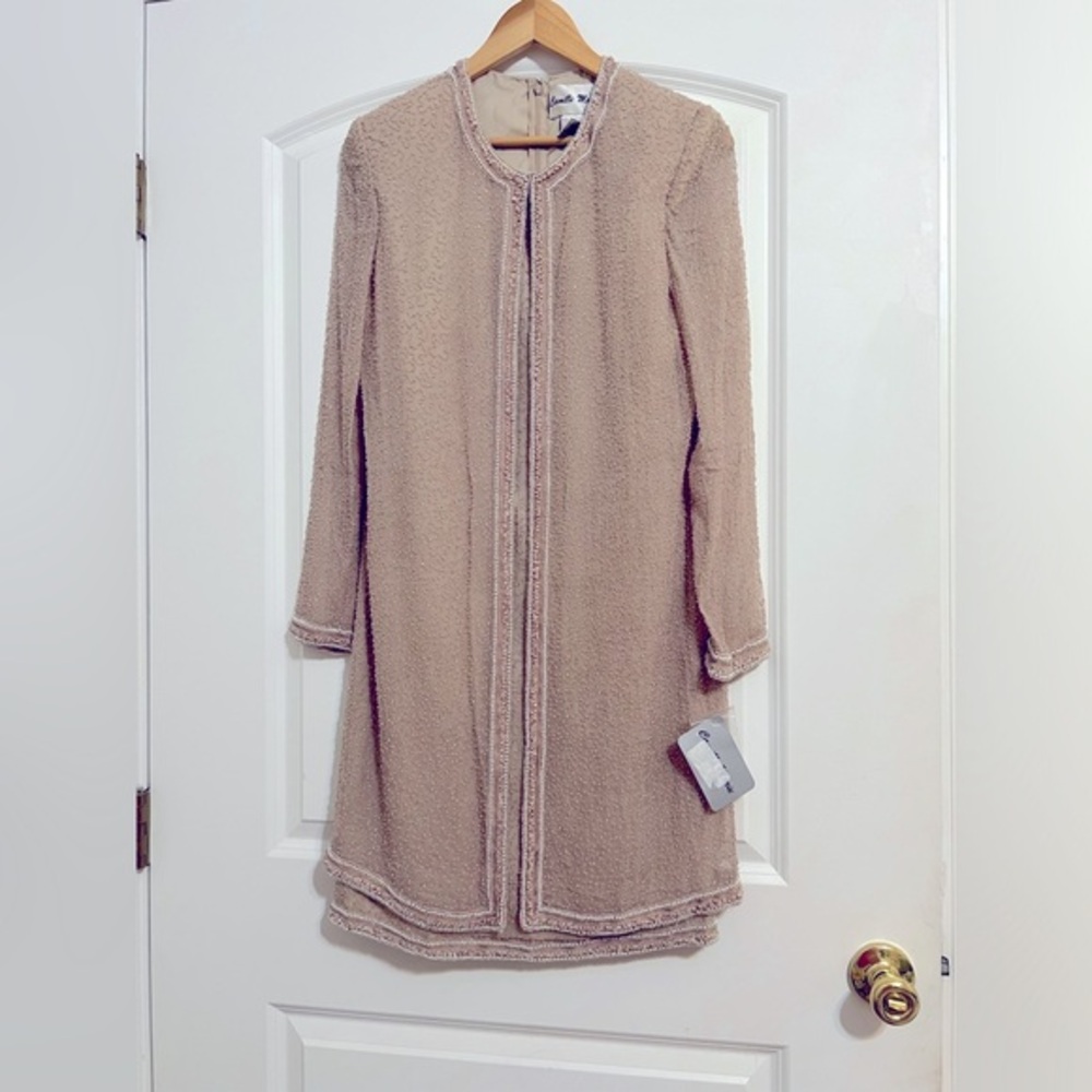 Camille Marie Cream Breaded Dress
